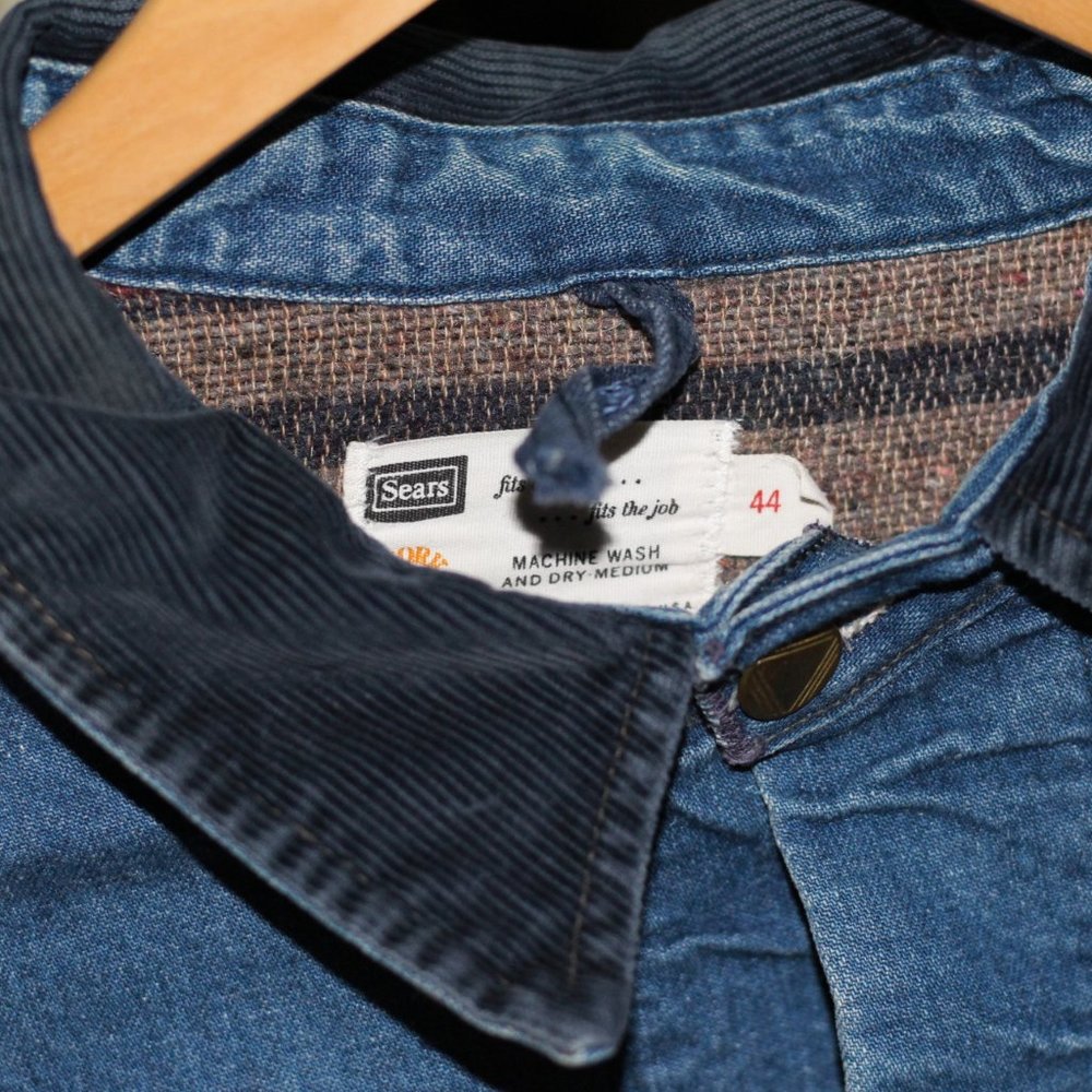 vintage Sears Blanket lined jacket size 44